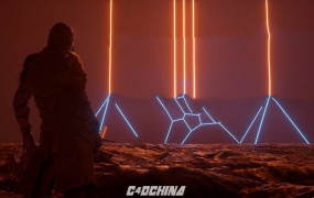 Oc渲染器科幻金字塔场景C4D教程
