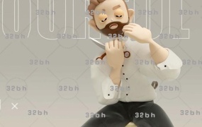 C4D教程 C4D角色建模中文案例教程