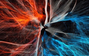 C4D工程 C4D粒子网格线条追踪工程 Redshift