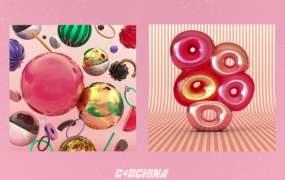 几何体场景动画C4D教程 Skillshare – Geometric Shapes in Cinema 4D Create Your Own 3D World