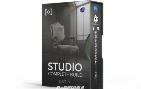 C4D室内场景渲染教程 PRO EDU – The Complete Hollywood Photo Studio Build