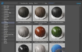 C4D Corona渲染器官方材质预设包 Corona Renderer 8 Official Material Library