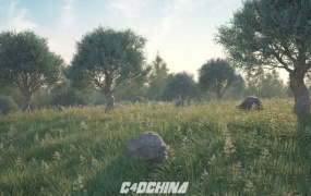 C4D植物树木草地石头生成制作插件 3DQUAKERS – Forester v1.5.2 For Cinema 4D R18-R25 Win破解版 + Expansion Pack v1+V2 预设包