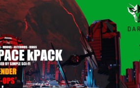 Blender科幻星球素材包 Kit Ops – Space Kpack + 视频教程