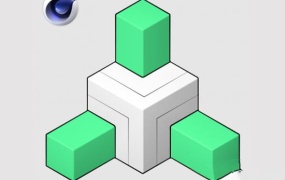 C4D插件,地面吸附对齐插件