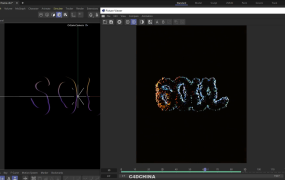 C4D/Octane渲染器制作3D色度气球文字教程Chromatic Balloon 3D Type in Cinema4D
